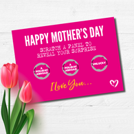 Prank Pink/Yellow Mother's Day Holiday Voucher